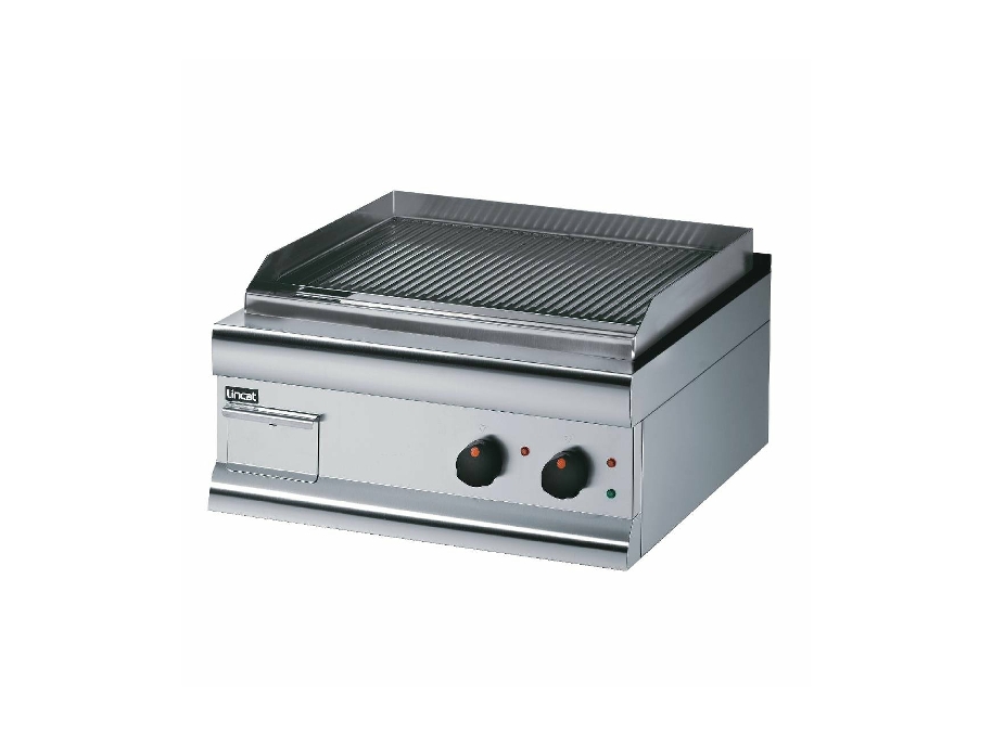 Lincat Silverlink 600 Ribbed Dual Zone Electric Griddle